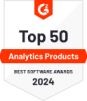 badge 2024 top50 analytics products