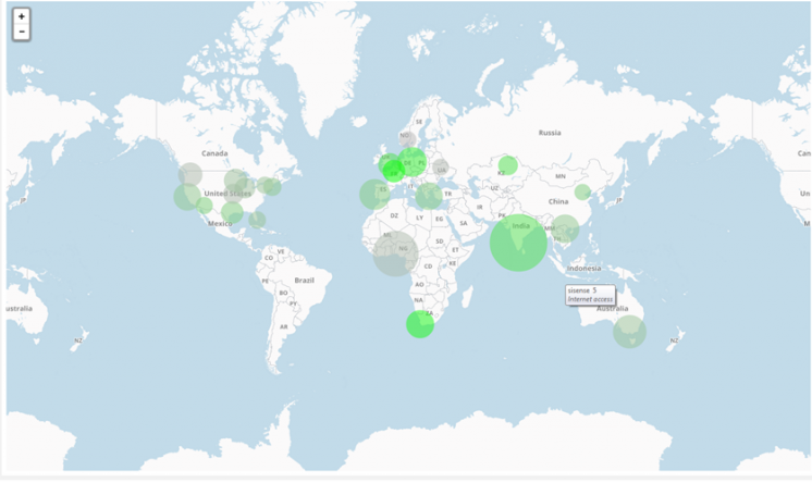 Example of Scatter Map